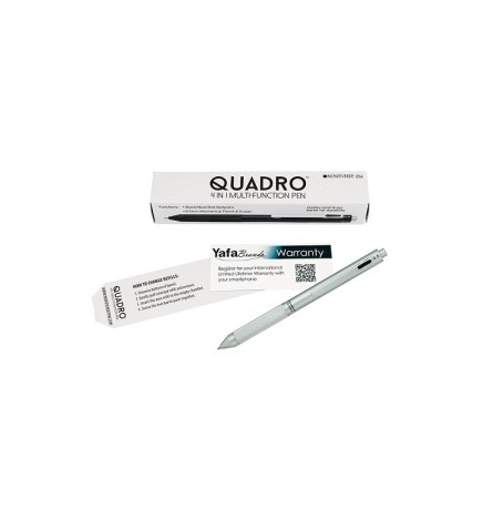 PENNA SFERA QUADRO 4 IN 1 SILVER MO