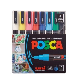 MARKER UNIPOSCA MEDIO PC5M 8pz UNI