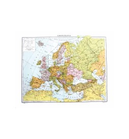 CARTA GEOGRAFICA EUROPA 100X140