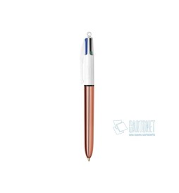 PENNA 4 COLORI ROSE GOLD BIC