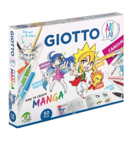 GIOTTO ART LAB HOW TO CREATE MANGA