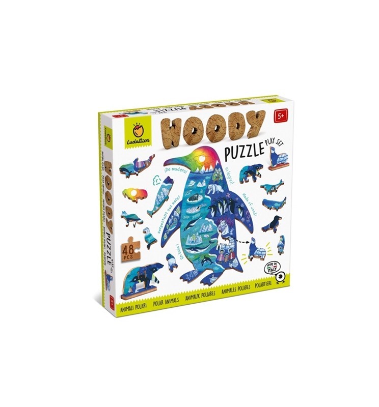 WOODY PUZZLE - ANIMALI POLARI