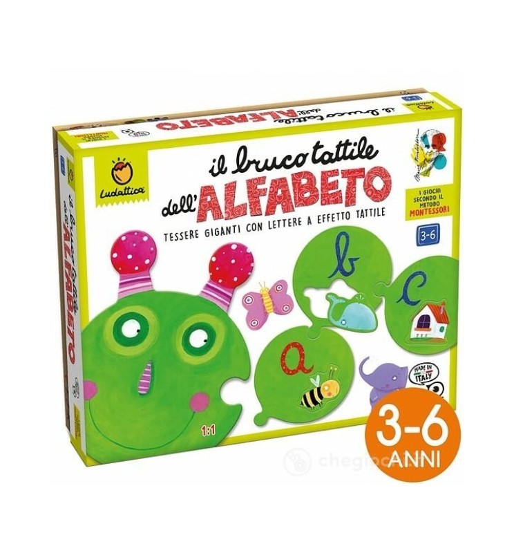 GIOCHI MONTESSORI-Il bruco tattile