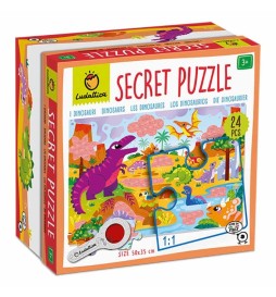 SECRET PUZZLE 24 PCS I DINOSAURI