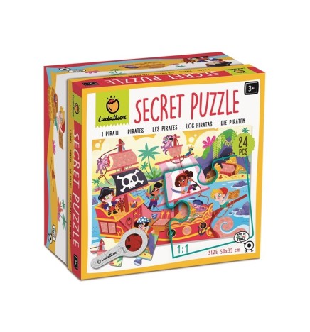 SECRET PUZZLE 24 PCS I PIRATI