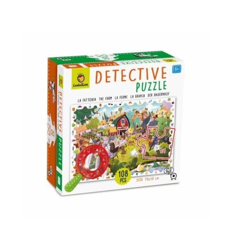 DETECTIVE PUZZLE 108 PZ LA FATTORIA