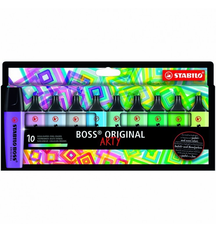 EVIDENZIATORE STABILO BOSS ARTY 10p