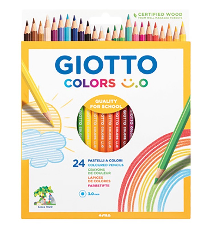 PASTELLI GIOTTO COLORS A 24pz