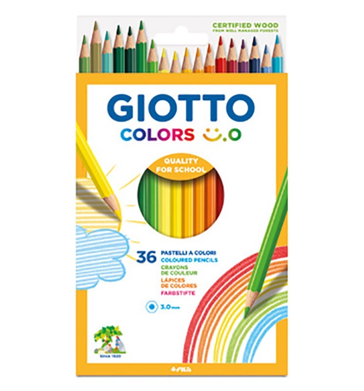 PASTELLI GIOTTO COLORS A 36pz