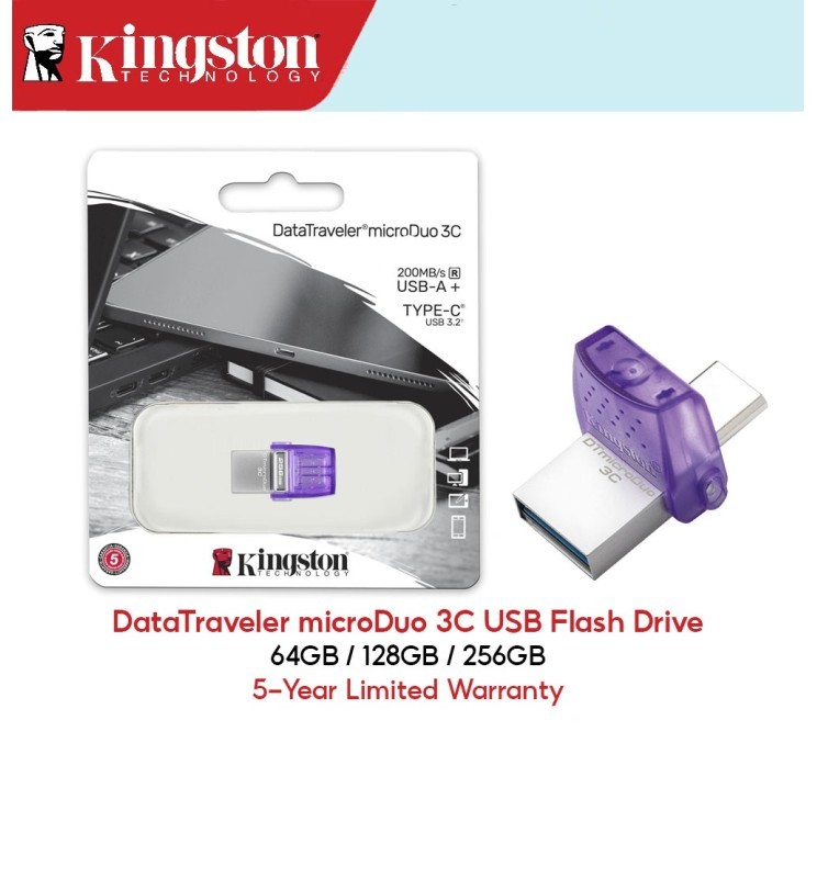 PEN DRIVE Kingston USB +C 3.2 64GB