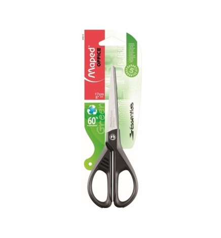 FORBICI ESSENTIAL GREEN 17cm MAPED