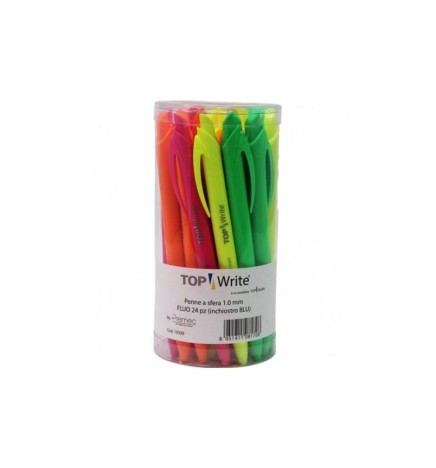 PENNA TOPWRITE FUSTO FLUO 24pz TOP