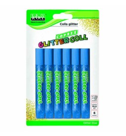 COLLA GLITTER ML.10 BLISTER PZ.6