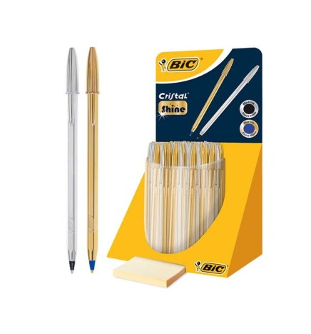 PENNA BIC CRISTAL SHINE 40pz EXPO