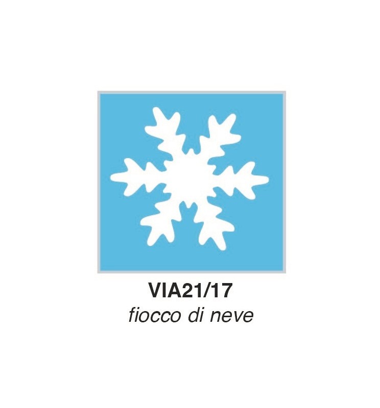 FUSTELLA MINI N.17 FIOCCO NEVE