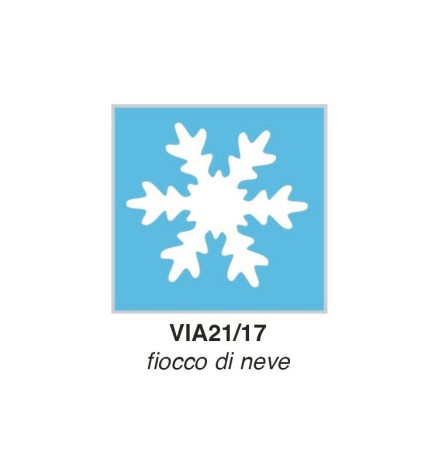 FUSTELLA MINI N.17 FIOCCO NEVE