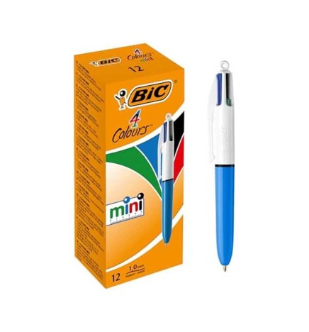 PENNA 4 COLORI MINI BIC