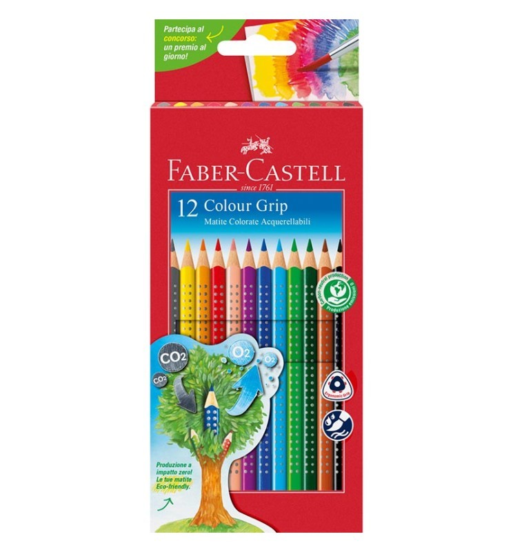 Pastelli Colour Grip da 12 Faber