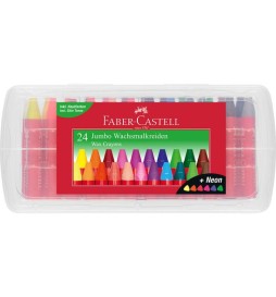 Pastelli a cera Jumbo 24 colori