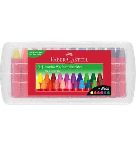 Pastelli a cera Jumbo 24 colori