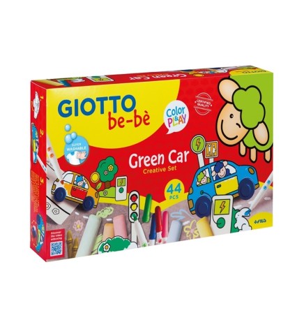 Giotto be-bè green car creative set