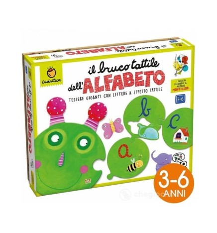 GIOCHI MONTESSORI-Il bruco tattile