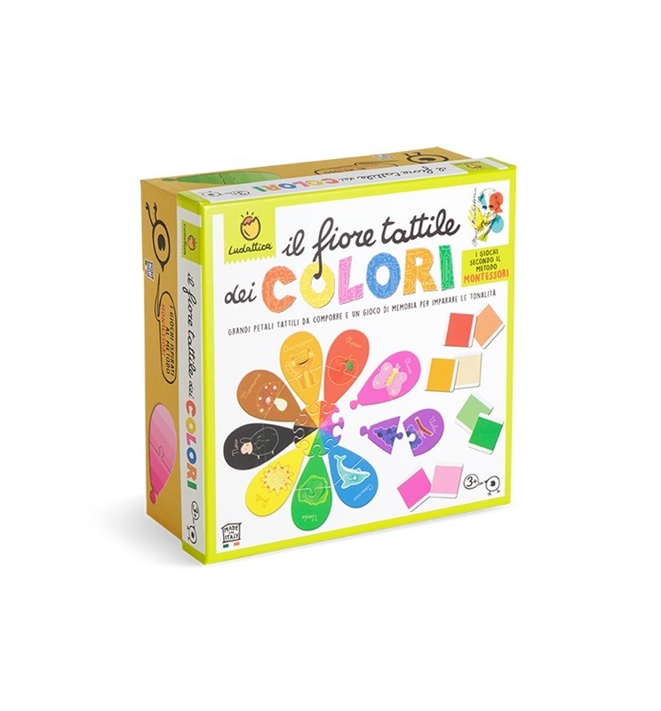 GIOCHI MONTESSORI-Il fiore tattile