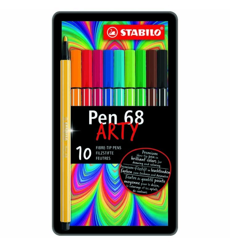 PENNARELLO PEN 68 10pz SCATOLA META