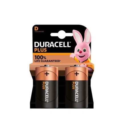 PILE DURACELL TORCIA BL.2 PLUS POWE