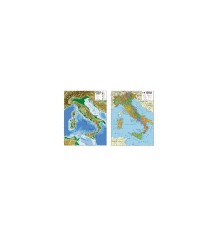 CARTA GEOGRAFICA ITALIA 100X140