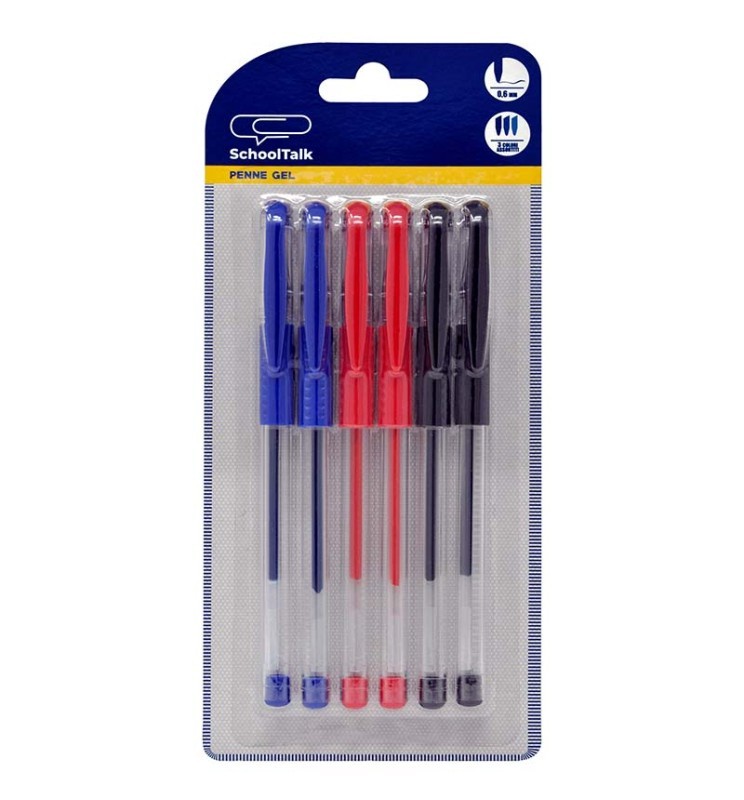 PENNA GEL 6pz SCHOOLTALK