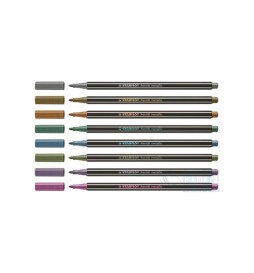 PENNARELLO PEN 68 METALLIC 6pz STAB