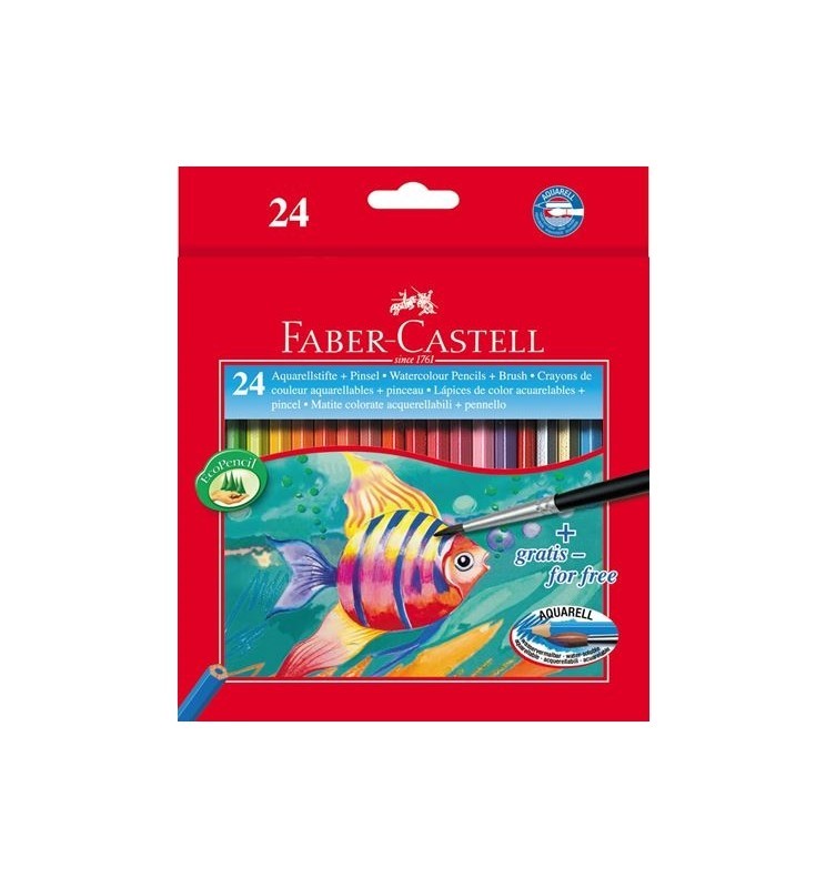 Pastelli acquerellabili da 24 faber