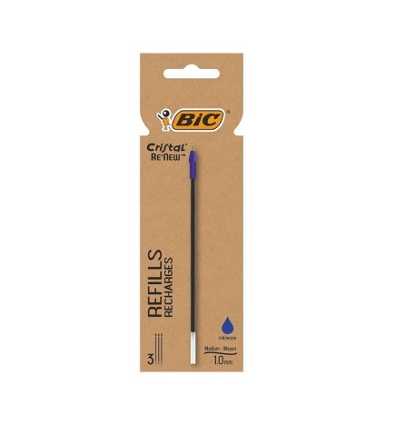 REFILL CRISTAL RENEW 3pz BIC