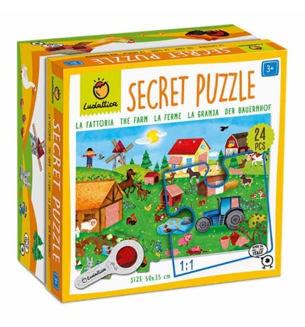 SECRET PUZZLE 24 PCS LA FATTORIA